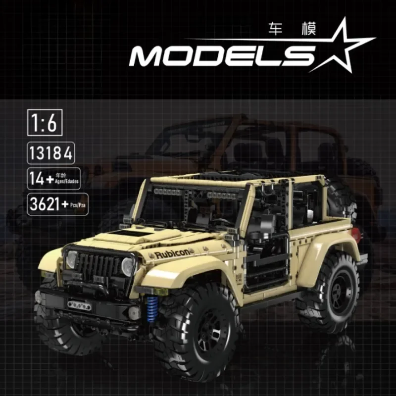 

Техническая мощность Wrangler внедорожник вездеход вездеходная модель автомобиля 3621 шт. строительные блоки кирпичные игрушки для детей подарок для детей