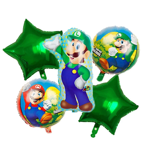 Boneca Super Mario Bros para crianças, jogo Luigi, área de trabalho  periférica, modelo de carro, decoração, brinquedo, 12cm - AliExpress