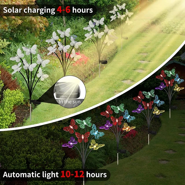 Solar Hummingbird Garden Lights  Solar Light Garden Butterfly - Led Color  Changing - Aliexpress