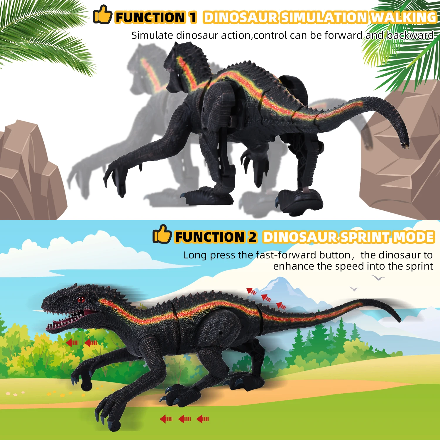 RC Indoraptor Dinosaur Toys for Boys Remote Control Electronic