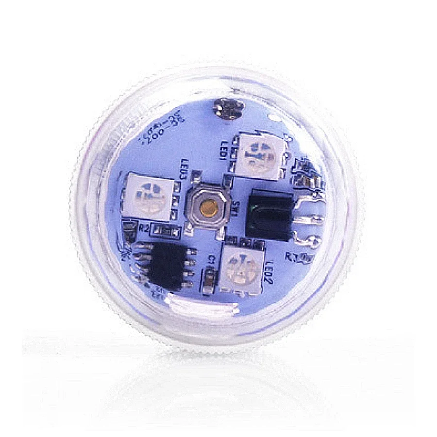 3LED Aquarium Licht Kleine Tauchen Licht Knopf Licht Fernbedienung Unterwasser Licht Vase Landschaft Dekoration Atmosphäre Licht