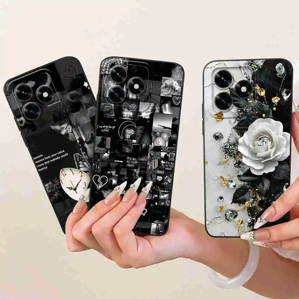 Lovely Sweet Rabbit Panda Soft Silicone Phone Case - Shockproof Bumper Cover