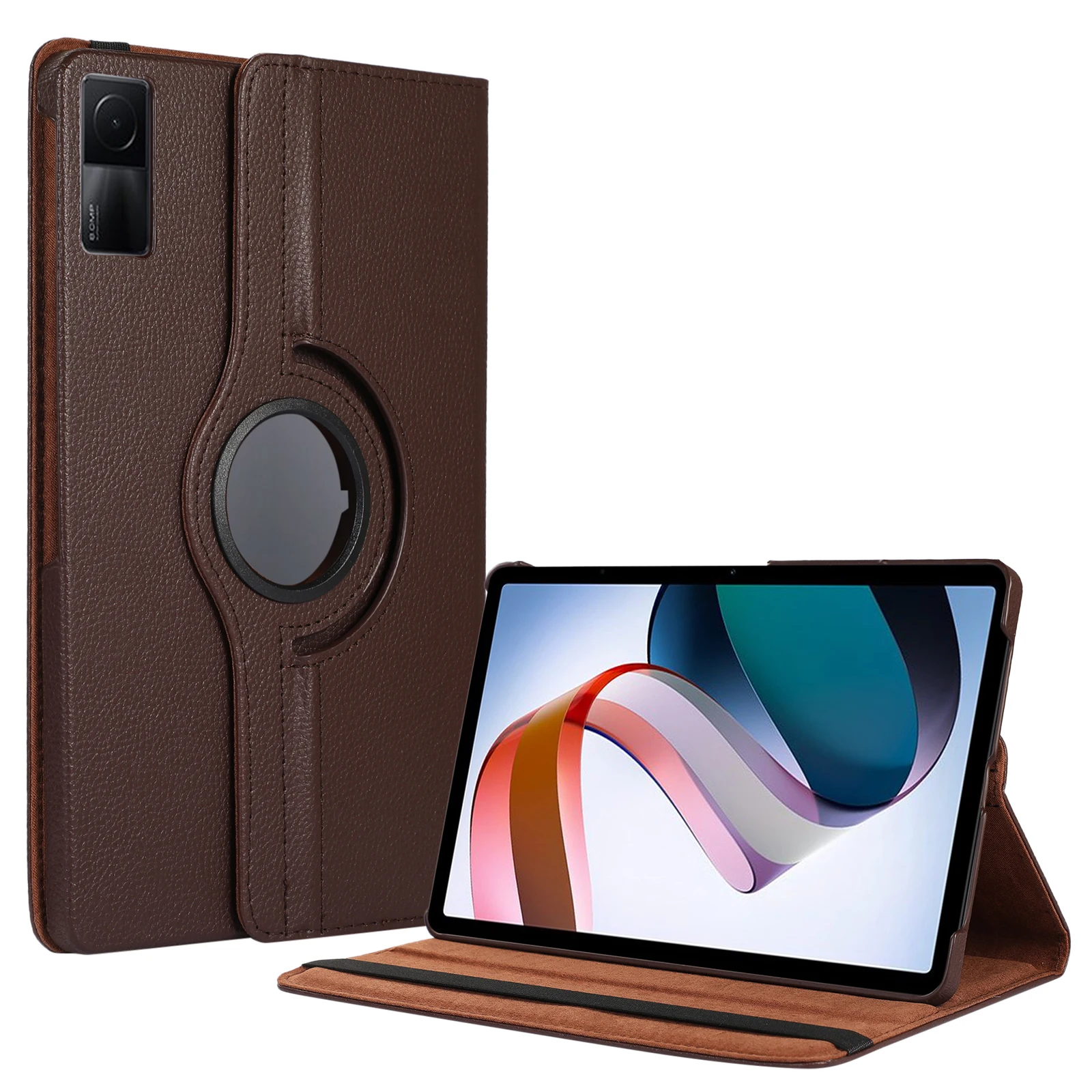 360 Degree Rotating PU Leather Tablet Protective Case with Folio Flip Stand Holder