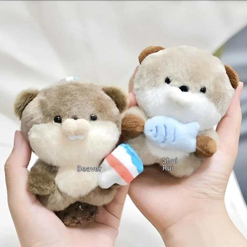 

Новинка 2023, супер милая плюшевая подвеска в виде выдры, милая и милая плюшевая игрушка, подарок для лучшей подруги девушки, фотоподарок