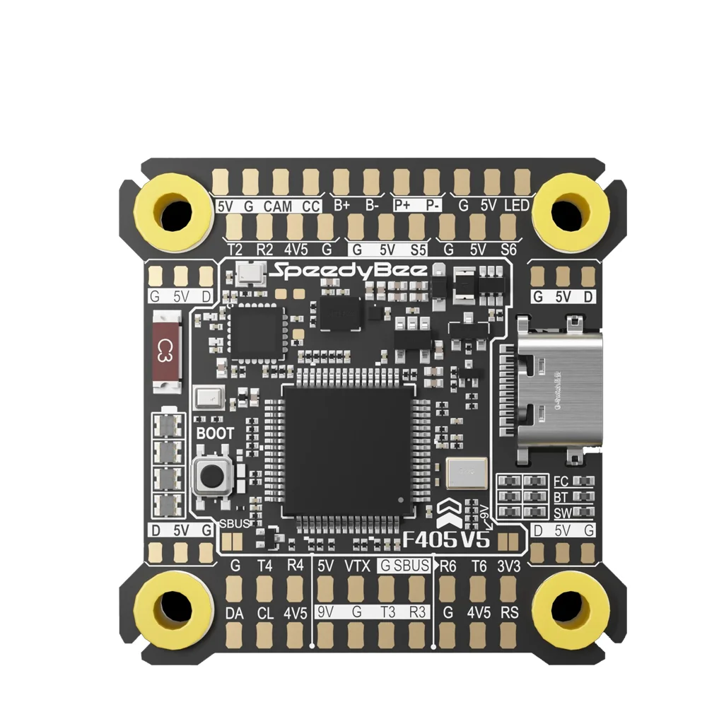 Voor SpeedyBee F405 V4 3-6S 30X30 FC & ESC Stack ICM42688P F405 Vluchtcontroller BLHELIS 55A 4in1 ESC voor FPV Freestyle Drone Model(F405 V4 55A Stack