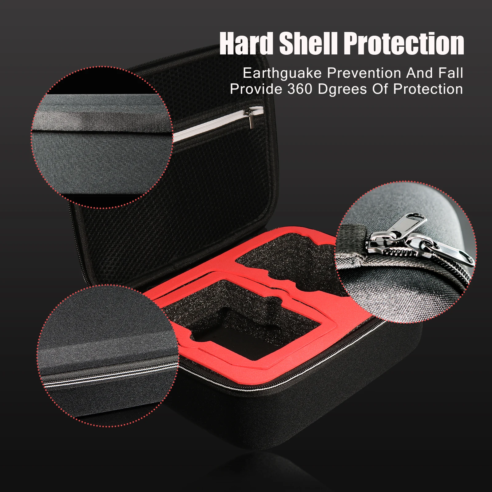 DJI Mini 2/2 SE/4K용 드론 보관 케이스 보호용 운반 상자 충격 방지 사각형 핸드백 휴대용 하드 케이스