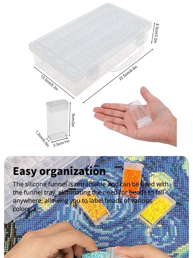 64 84 Grids Diamond Painting Storage Box Portable Seed Bead Organizer 3 Sedad1cff258a47d3bb78f1120a85ccd5d