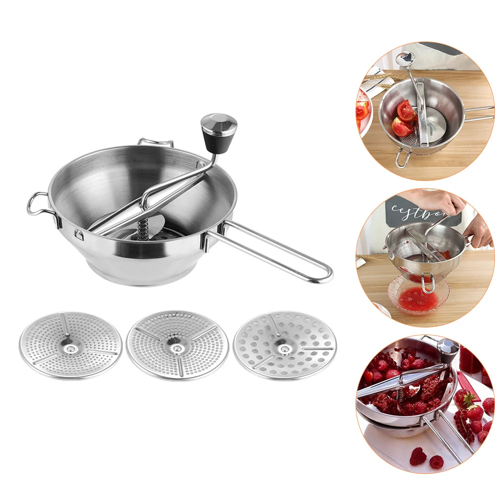 

Potato Press Stainless Steel Stirrer Ricer for Mashed Potatoes Fruit Pressing Tool