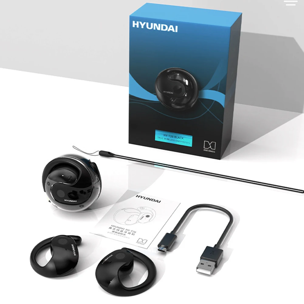 Translator Earbuds Language Translator Translator Earphones Translation Headset Type-C Charging Wireless Open-Ear for Travelers