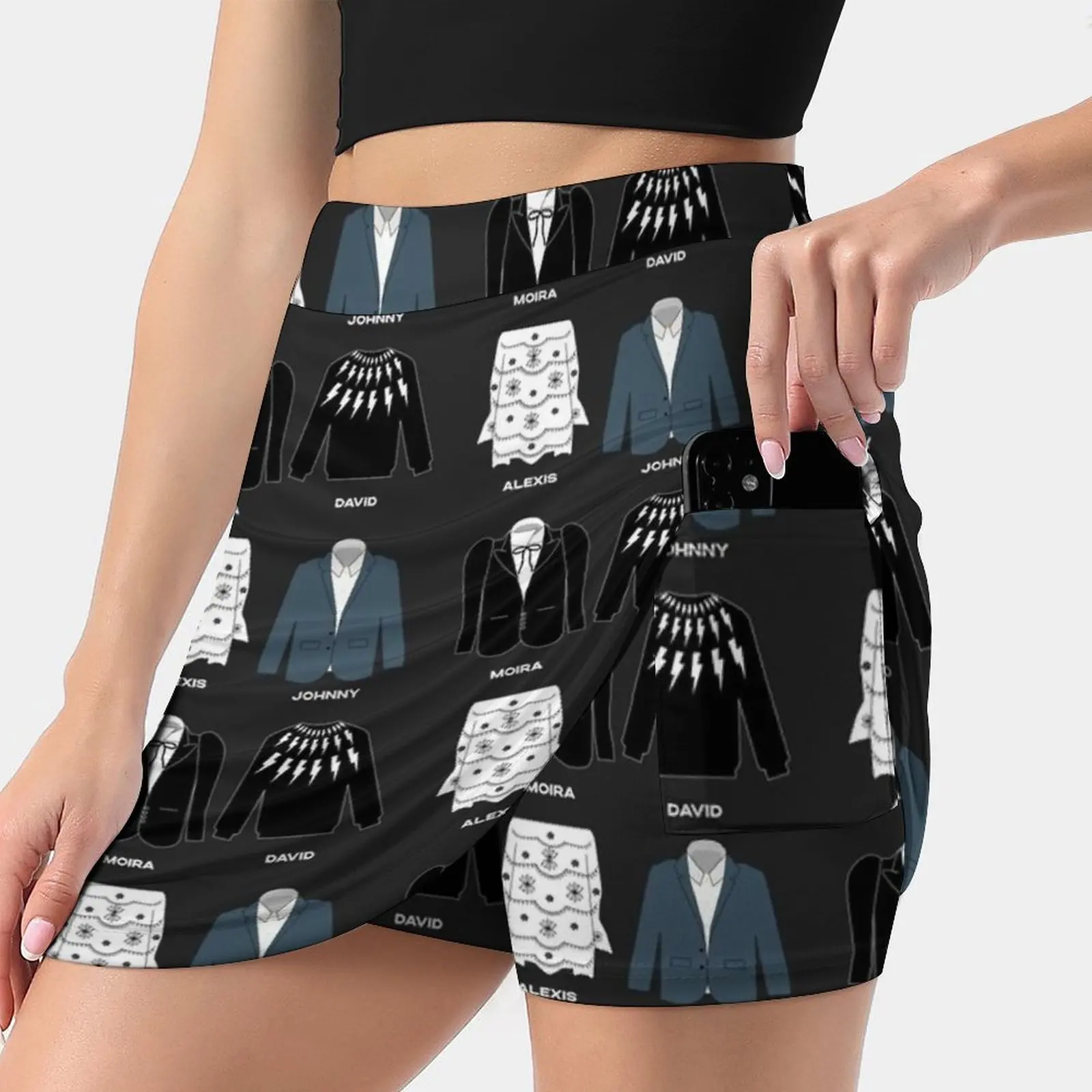 Costumi Iconici Per David Rose , Johnny Rose, Gonna Da Donna Moira Rose Y2K Vestiti Estivi Gonna Pantalone Stile 2022 Kpop Con