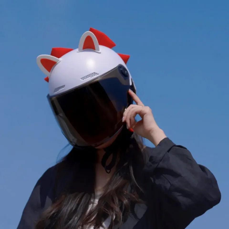 Casque Moto Bols pour Homme FemmeRetro Casque Moto Jet avec VisièreECE