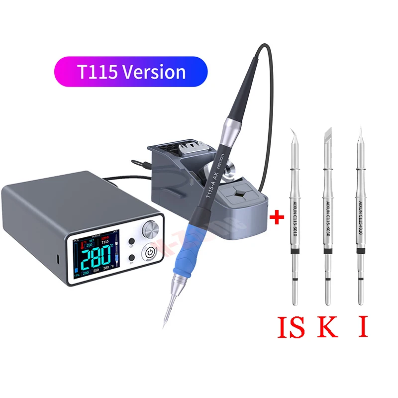 

Интеллектуальная сварочная станция JCID AIXUN T3B с ручками T115 T210 для быстрой пайки