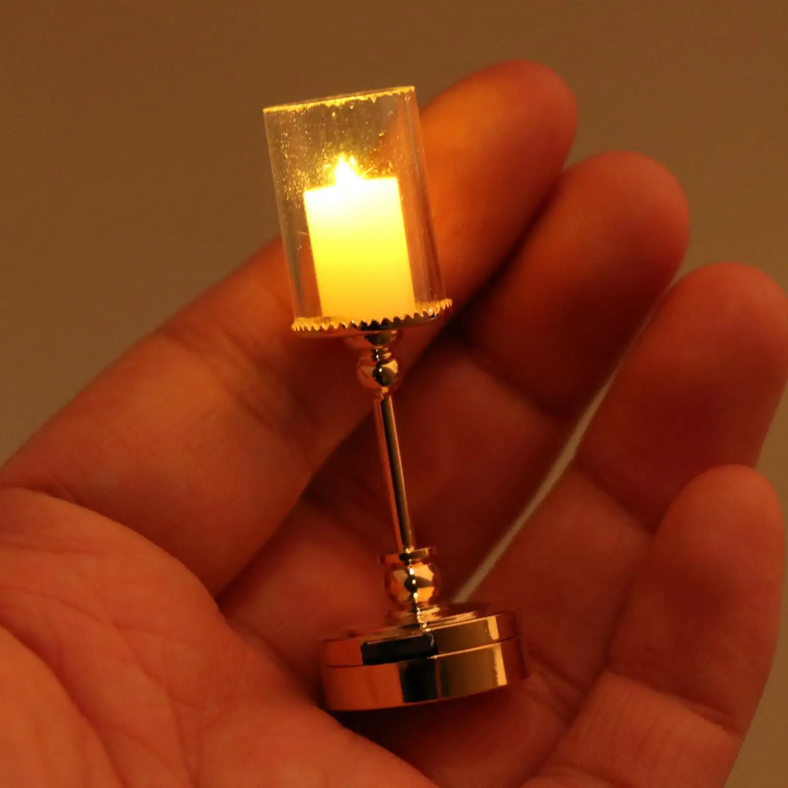 Accessori per lampade a candela in miniatura in scala 1/12 accessori per bambole giocattolo decorazione per soggiorno camera da letto sala da pranzo decorazioni per la casa