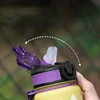 900/1000ml Water Bottle Motivational Sport Water Bottle Leakproof Bottles Drinking Outdoor Travel PC Bottle Gym Fitness Jugs 4