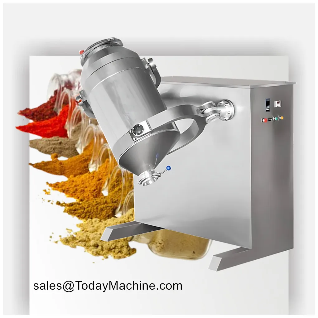 

Stainless Steel 3D Spice Blender Three Dimensional Swing Powder Mixer