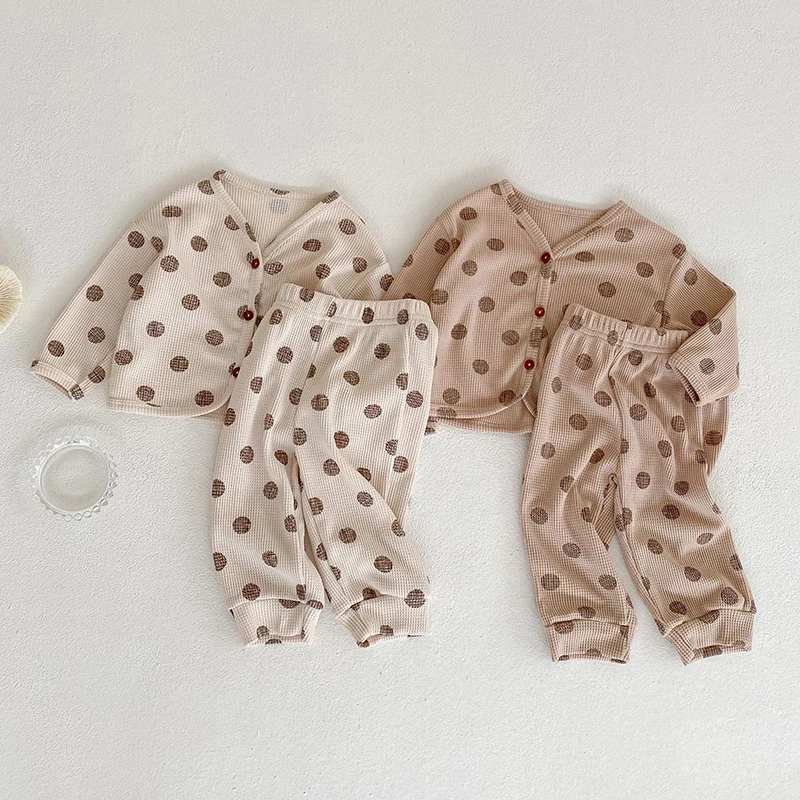 baby shirt clothing set 0-3 year old baby clothes autumn boys and girls striped long-sleeved pullover + shorts baby simple long-sleeved trousers suit Baby Clothing Set medium