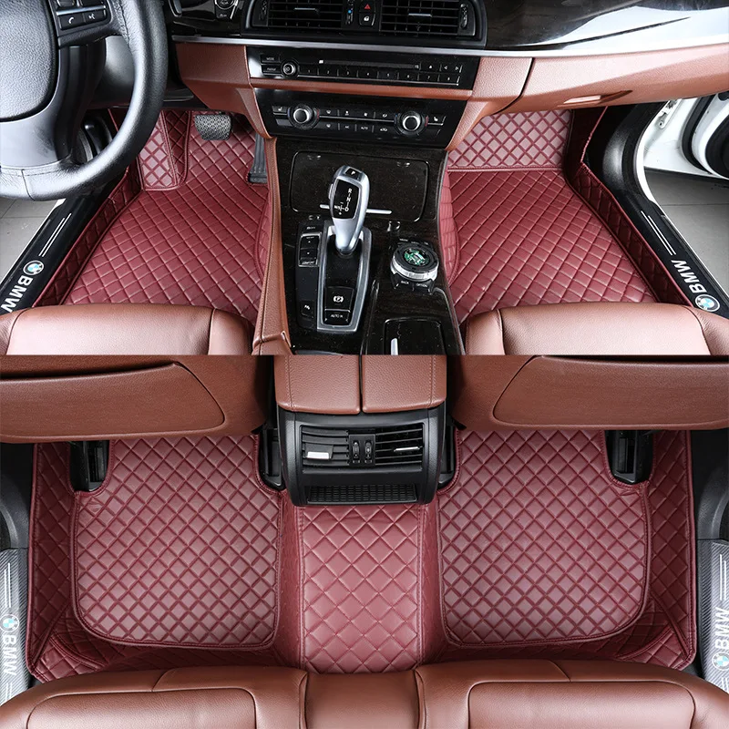 

ZTT Custom Leather Car Mat For Nissan All Models Qashqai X-trail Tiida Primera Pathfinder Auto Accessories Car-Styling