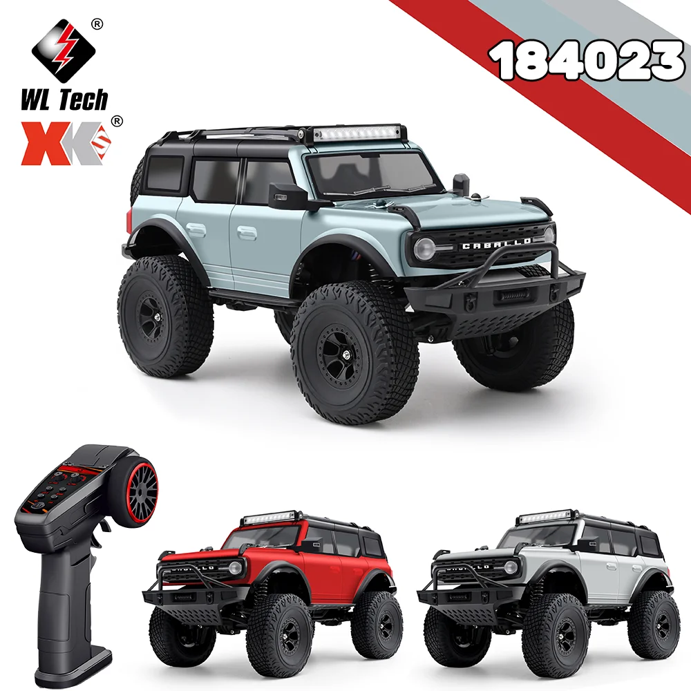 Voiture RC Crawler 4WD Tout Terrain - 2.4GHz, 3 Couleurs