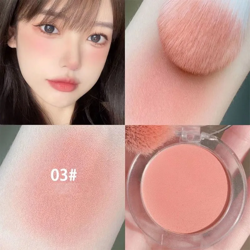 Cheek Contour Blush Cosmetics Fard Cream Girls Blush Peach Cream Makeup Blush Palette Makeup Rouge Cheek Tint Blush Cosmetics