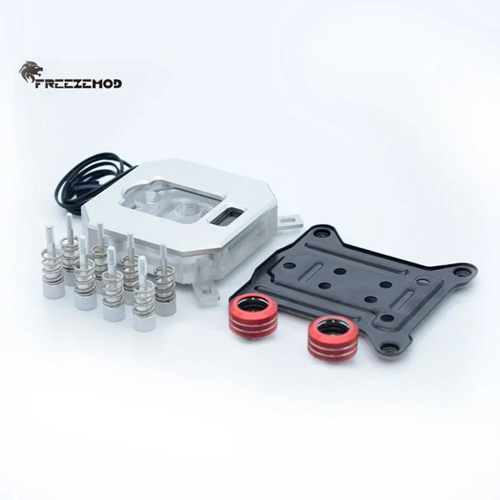 Zemod Cpu Block 2023 Display de Temperatura Lcd Tela va para Intel 1700 115x 2011 1366 775 2066 5v 12v Placa-mãe Aura Sync - Imagem 5
