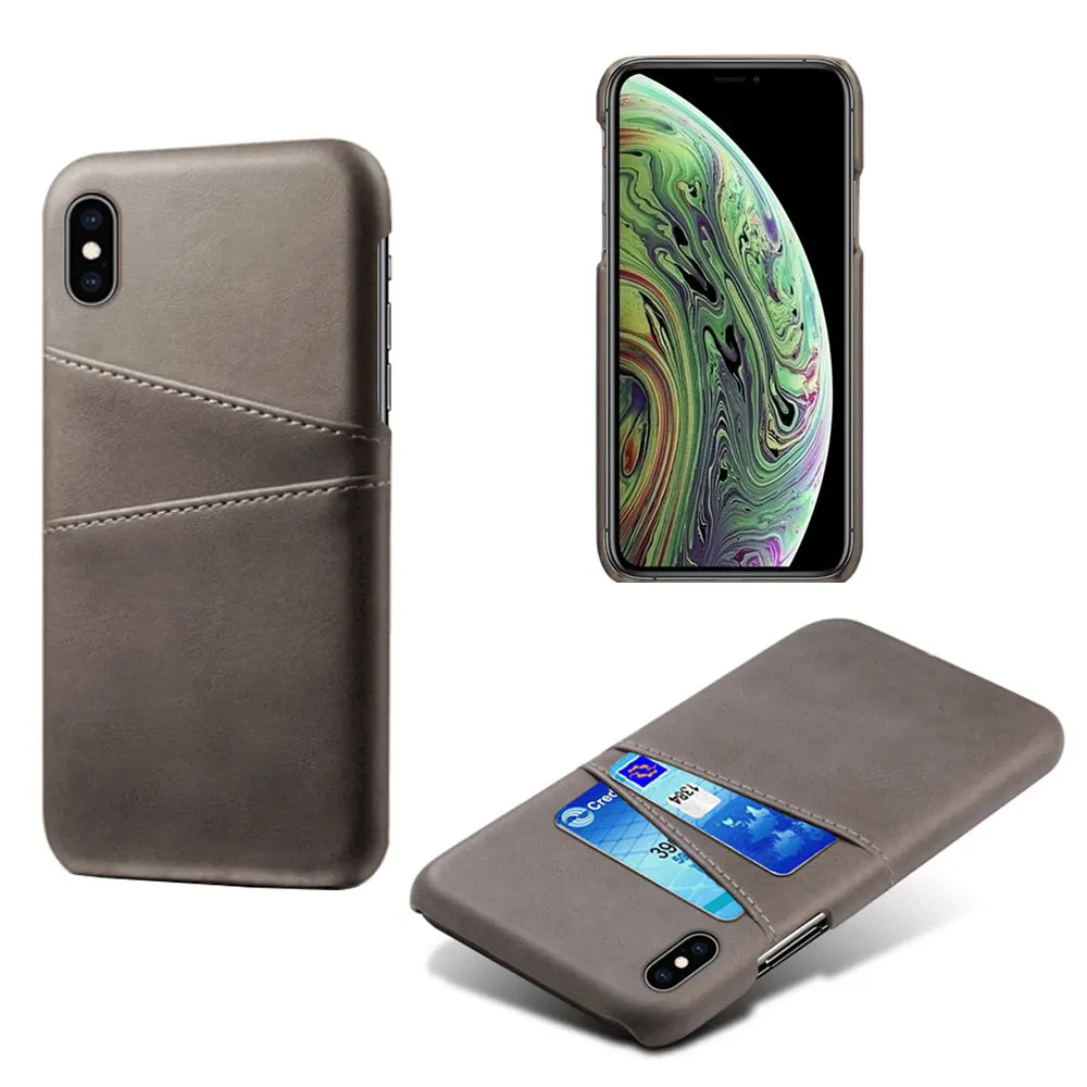 thumbnail image 1 of For iPhone 14 Pro 13 Pro MAX 12 min 11 Leather Card Holder Phone Case 7 8 Plus 6 6s X XR PU Leather Cover For iPhone XS MAX 5 SE, 1 of 5