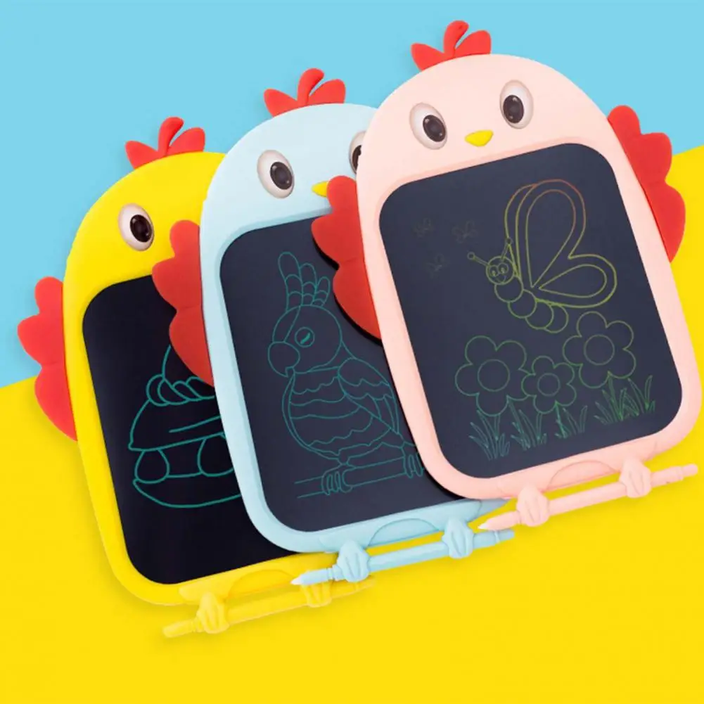 

Creative 8.5 Inch Drawing Board with Pen Color LCD Tablet Painting Board Cartoon Chick Screen Doodle Board Child Accessories