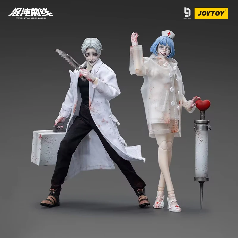 

LEVEL9 Chaos Frontier Series Dark Doctor & Mad Nurse 1:12 Action Figures Soldier Man Mannequin Models Toys Gifts