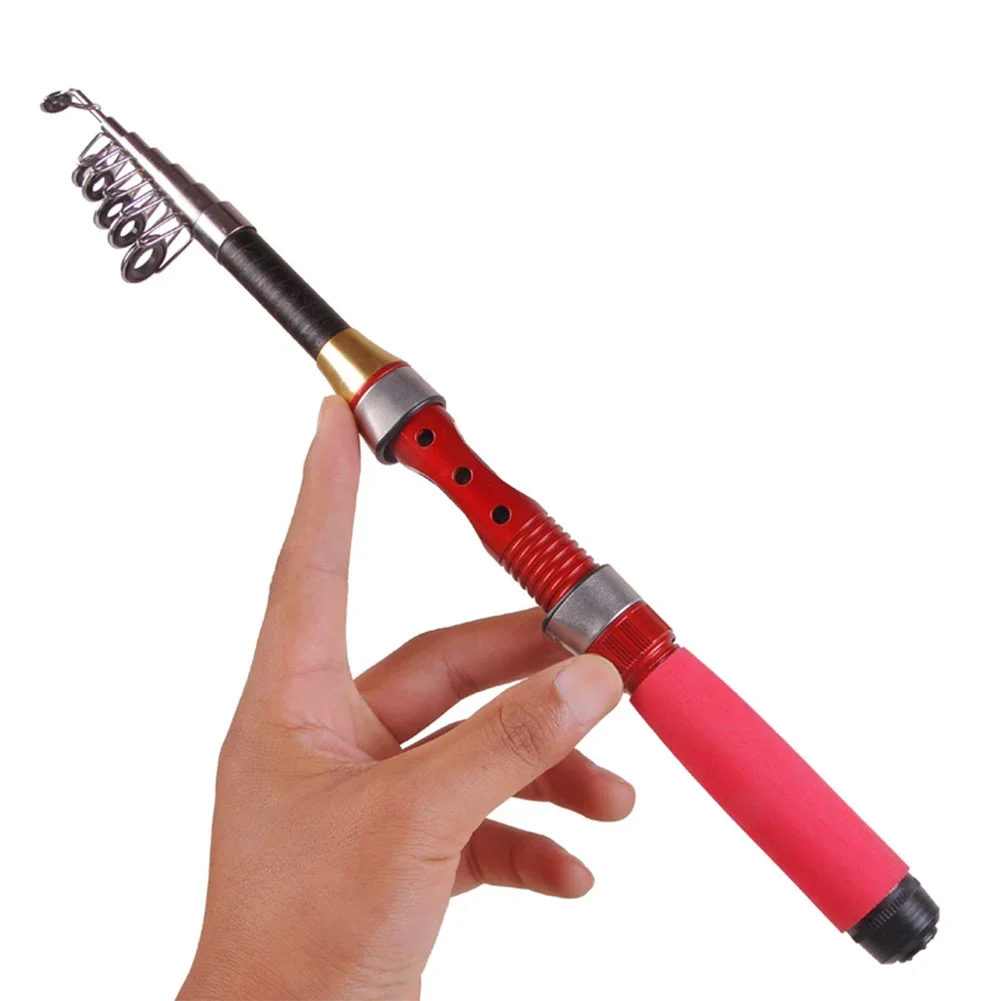 Description Picture 5 of item1/1.2/1.5M Portable Telescopic Fishing Rod Travel Spinning Fishing Rod Anti Slip Portable Sea Pole for Angler