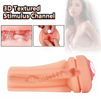 Sex Toys For Men Silicone Penis Sucking Cup Pocket Pussy Real Vagina 18+ Artificial Vagina Realistic Male Masturbation Men Adult 4