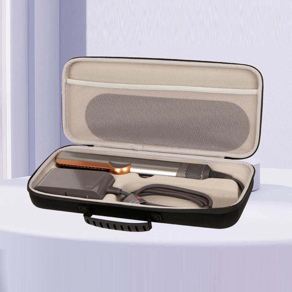 EVA Hard Carrying Case Anti-Scratch Portable Travel Storage Bag Travel Carrying Box for Dyson Airstrait HT01 Hair Straightener