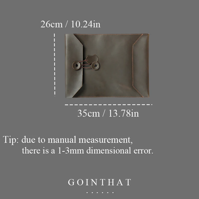 Top Genuine Leather Laptop Sleeve Bag 13 Inch Notebook Cover Business Handbag Briefcase Envelope Messenger A4 File Folder Pouch