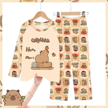 Kids Animal Print Pajama Set 1