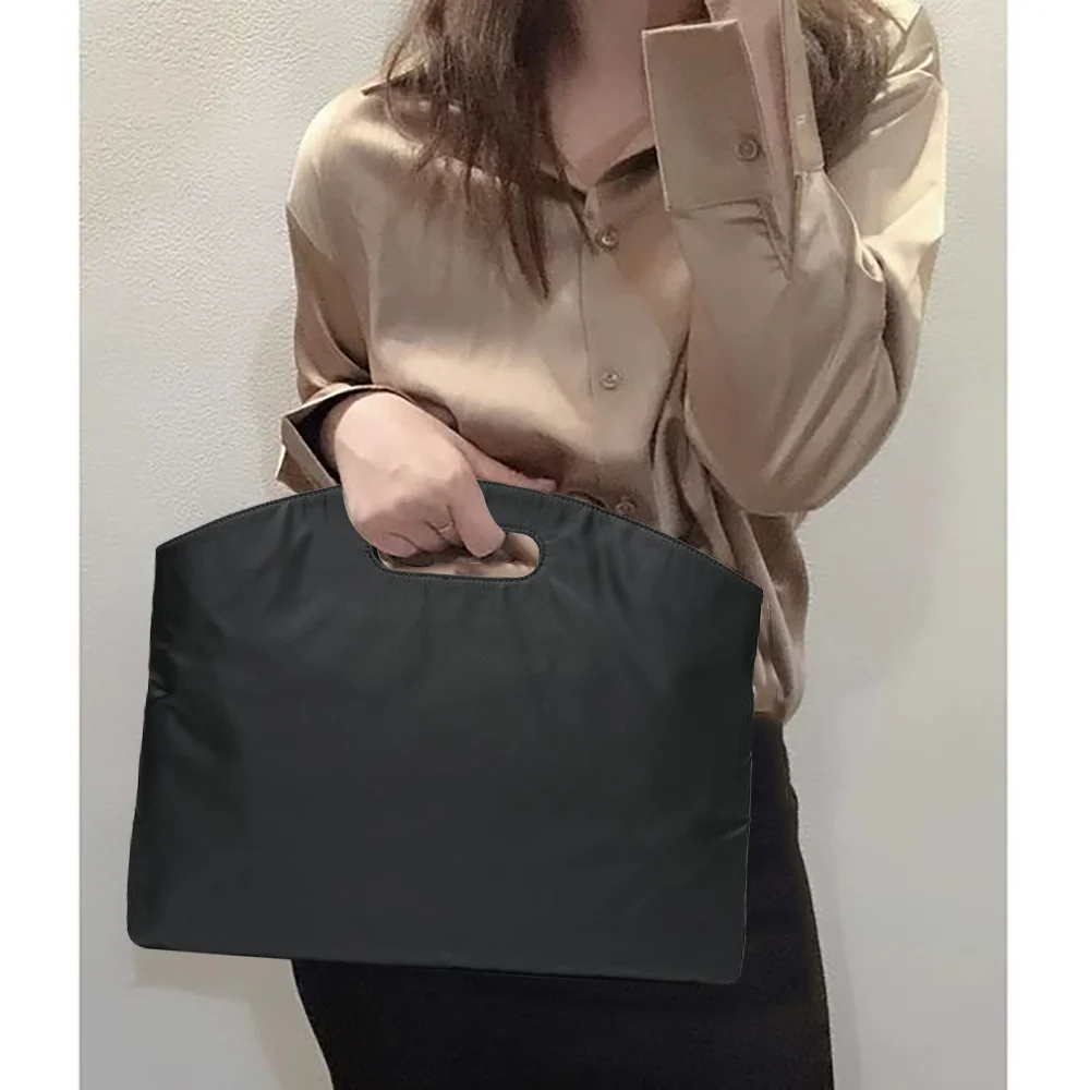 

Portable Laptop Bag Business Travel Bags Fashion Office Meeting Tablet Handbag Mouth Printed Conference Document Briefcase Tote