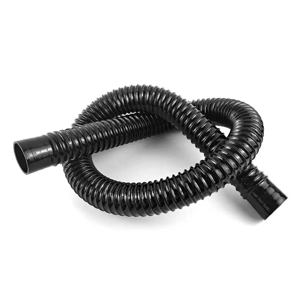 1Pcs I.D 20/25/32/40mm Corrugated Hose Inlet Outlet Hose Rubber Head Aquarium Corrugated Pipe with Clamps Soft Fish Tank Tube