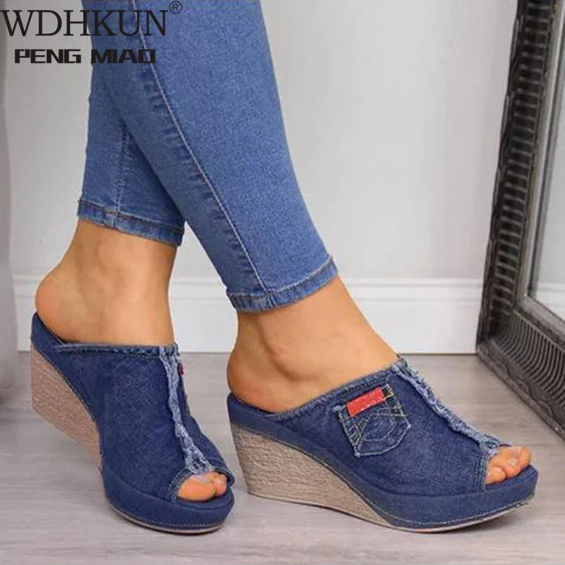 Lady Slope Sandals Women Platform Sandals Summer Female Fish Mouth Platform High Heels Wedge Shoes platform high heels sandals platform sandals women high heels