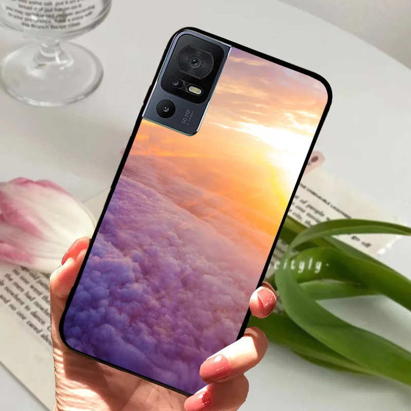 Sleek Black Bumper Silicone Soft TPU Phone Case - Protective Fashion Cover 2023