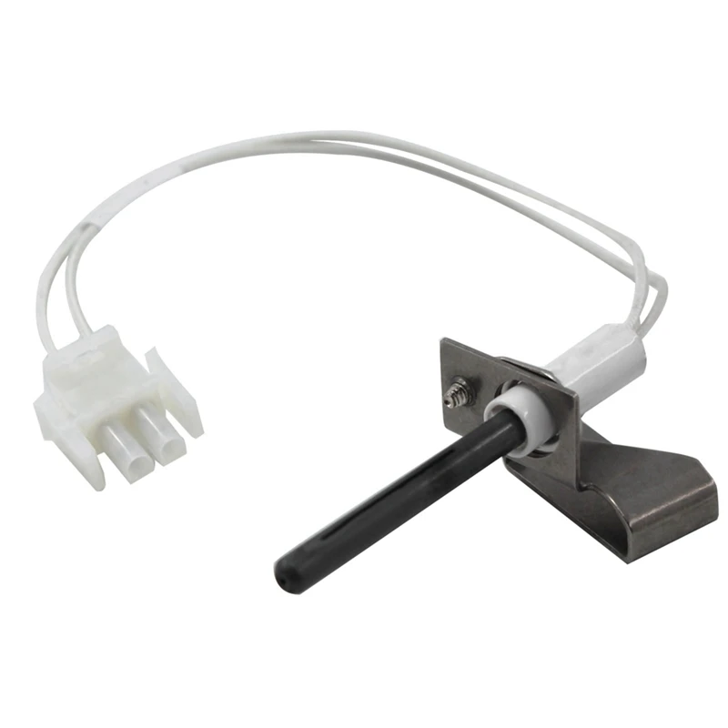

Hot Surface Ignition Rod Igniter Silicon Nitride Ignition 115V Male Connector Terminal Plug-In With Bracket