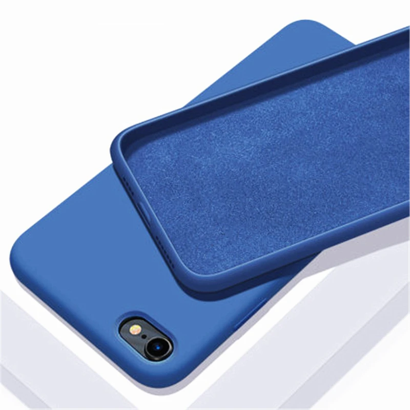 Liquid Silicone Soft TPU Back Bumper Case - Original Protective Cover