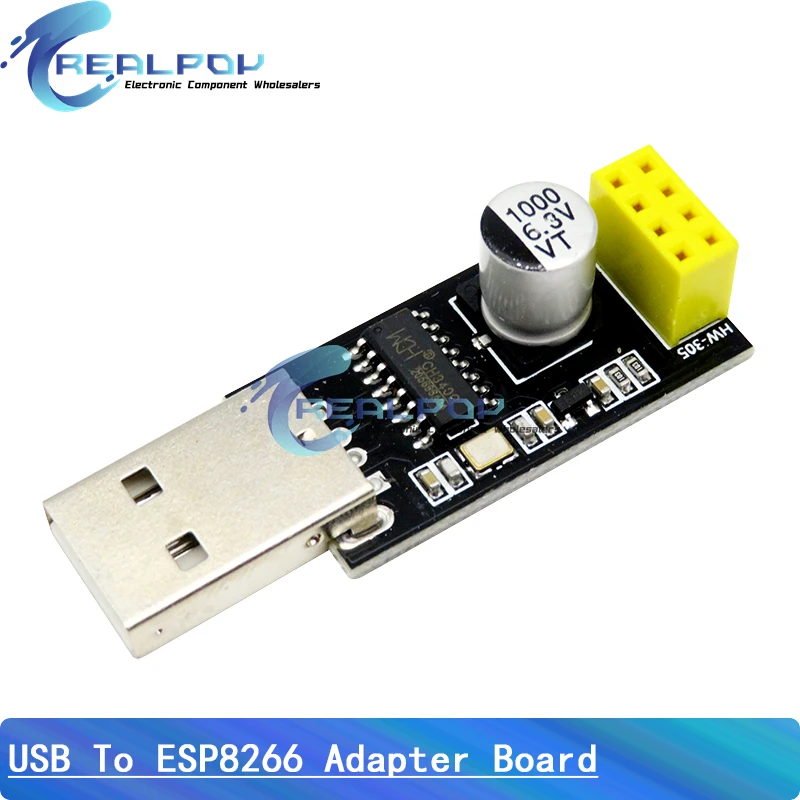 รูปสินค้า อะแดปเตอร์โปรแกรม ESP8266 ไร้สาย USB CH340G