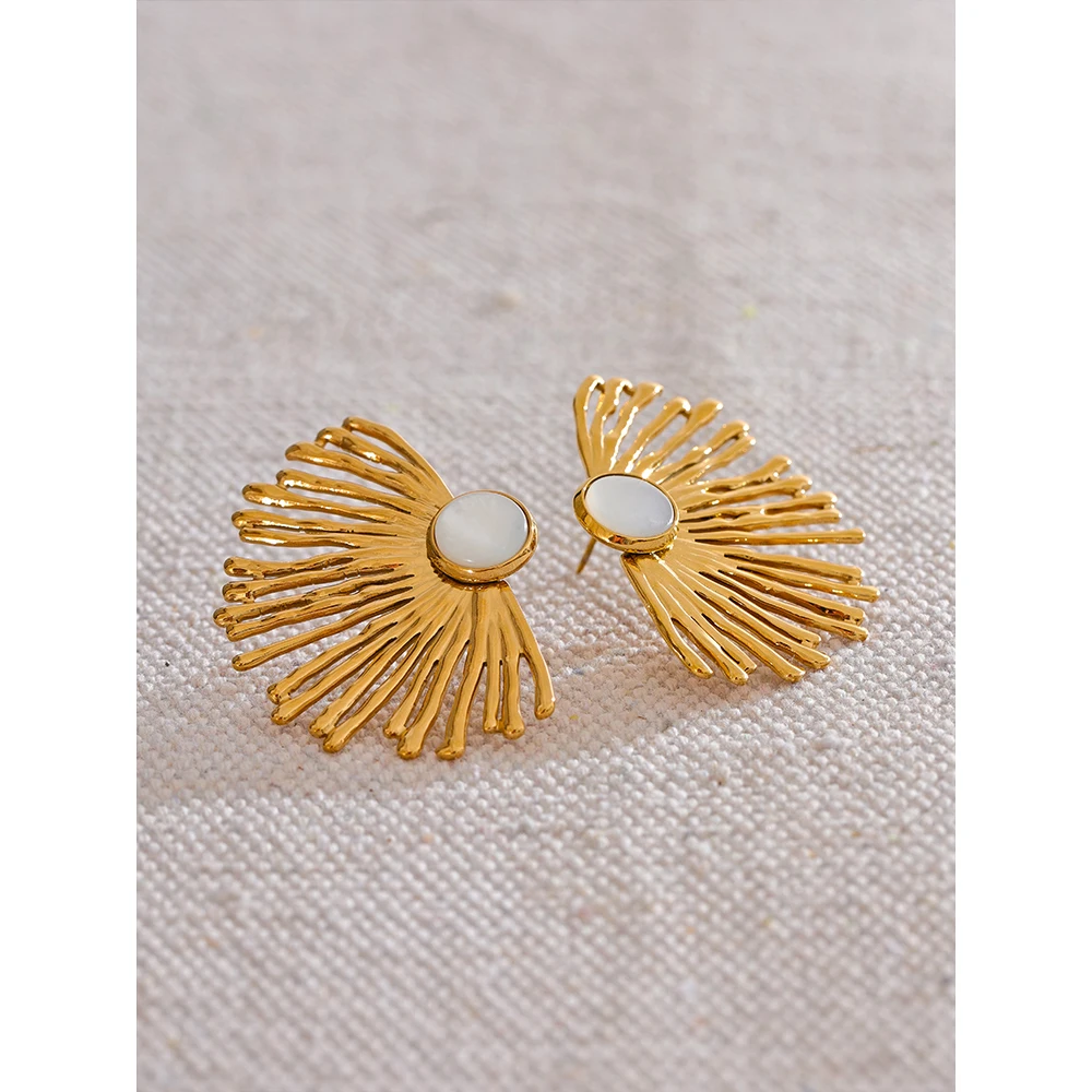 Yhpup Stud Earrings Waterproof for Women