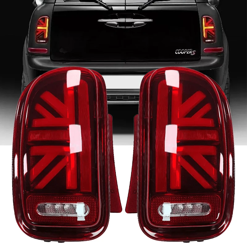 

LED Tail Light for BMW Mini Cooper Clubman R55 2007-2014 with Animation Sequntial Taillights Assembly Rear Lamp DRL Turn Signal