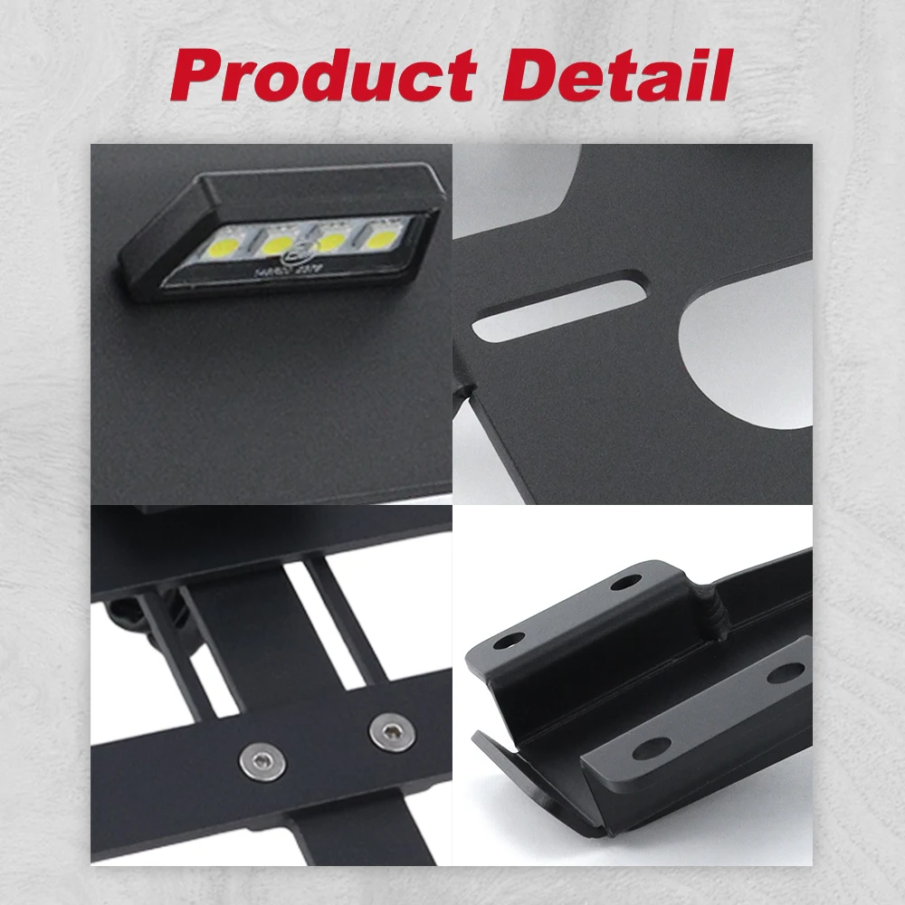 트라이엄프 로켓 3 R / GT 2020 2021 2022 2023 2024 2025 오토바이 리어 테일 타이디 번호판 홀더 브래킷 알루미늄