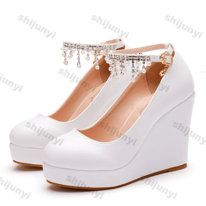 Chaussures Mariage Dentelle Ivoire Talon Haut Adel Avalia