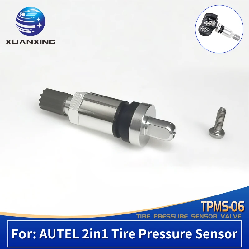 TPMS06 Tire pressure Sensor Valve Stem Caps Kit Metal for AUTEL
