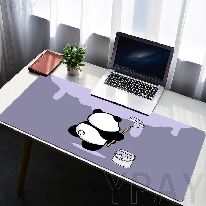 

Mouse Pads Kawaii Panda Table Mats Computer Mousepad Company Big Desk Pad Large Gamer Mousepads Cute Mouse Mat 900x400