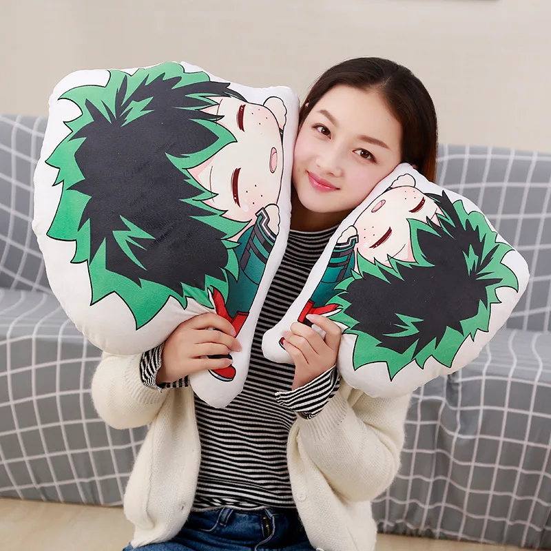 My Hero Academia Plush Stuffed Pillows Anime Boku no Hero Academia Cushion Cute Izuku Dakimakura Kawaii Katsuki Shoto Soft Dolls 5