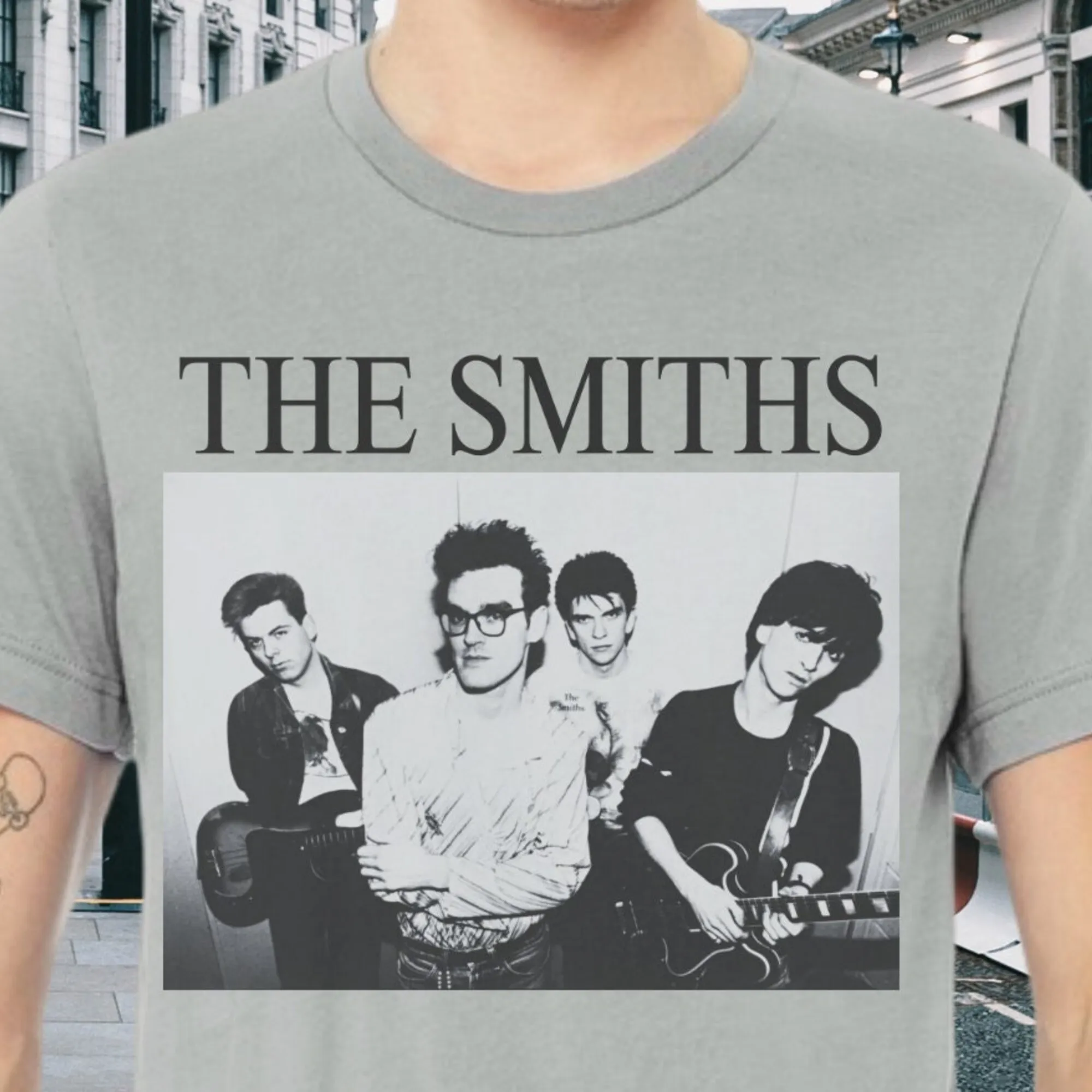 La Maglietta Smiths Promo Stile Retrò 1980S Vintage Estetica Morrissey