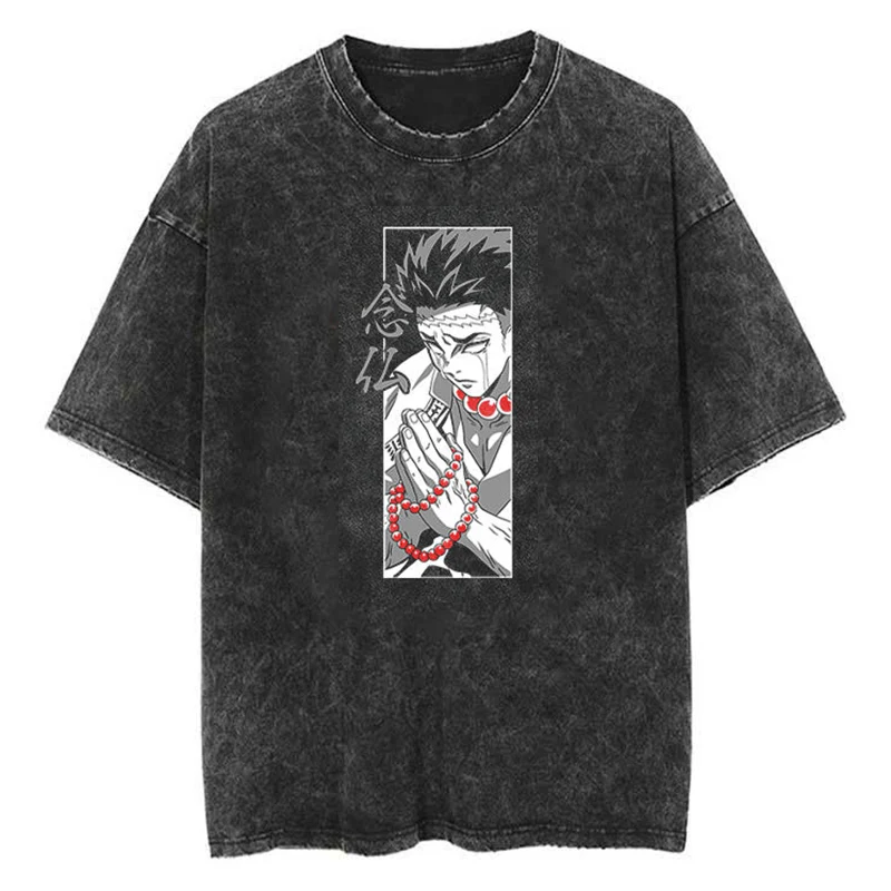 Vintage Harajuku Oversized Unisex Cotton Graphic Tee - Casual Summer Streetwear