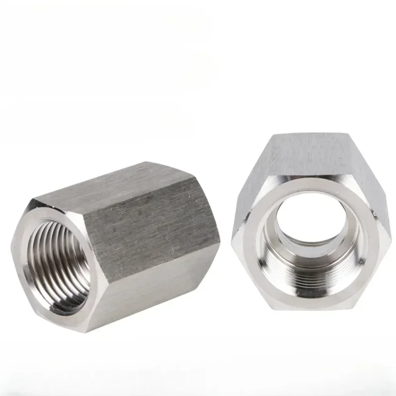1/8" 1/4" 3/8" 1/2" BSP NPT Female to Female Hex Coupler Coupling 304 Stainless Steel Pipe Fitting Adatper High Pressure connect hose pipe fitting pipe fitting water pipe fitting
