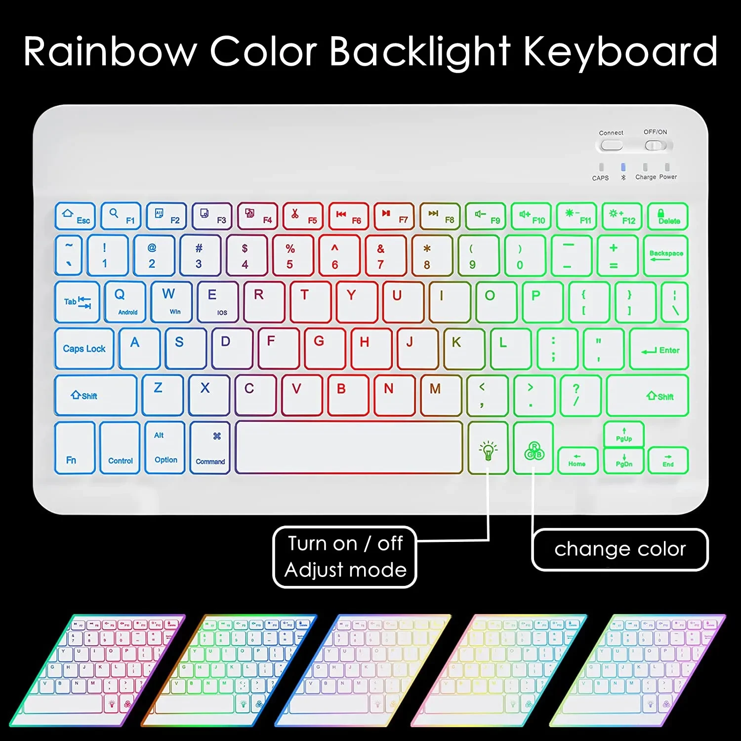 Backlit Keyboard Case for 11-Inch Tablets - Protective Cover with Enhanced Typing Experience